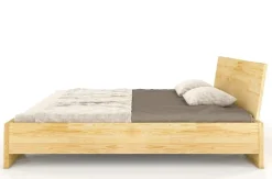 Łóżko sosnowe Vestre Maxi ze skrzynią 200x220