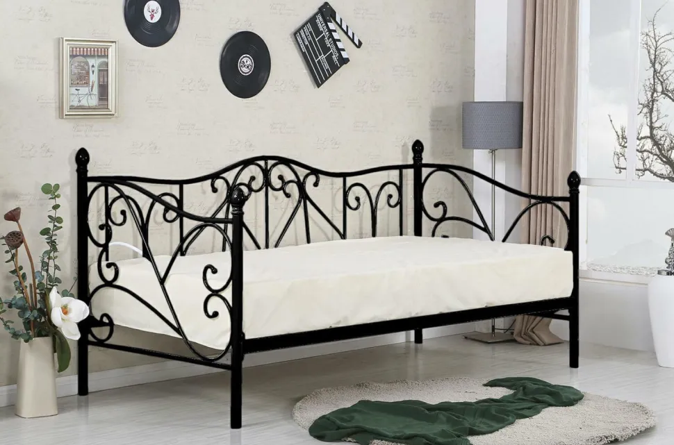 Łóżko Sumit czarne