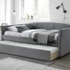 Łóżko Sussan dwuosobowe z wysuwanym