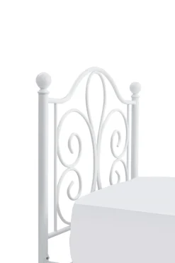 Łóżko Tala 90 cm metalowe biały
