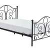 Łóżko Tala 90 cm metalowe czarny