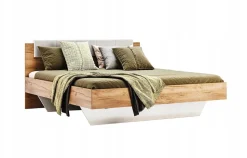 Łóżko Tissa z zagłówkiem 180x200cm dąb  craft