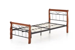 Łóżko Vera 90 cm czereśnia ant./czarny