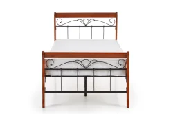 Łóżko Vera 90 cm czereśnia ant./czarny