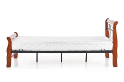 Łóżko Vera 90 cm czereśnia ant./czarny