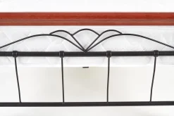 Łóżko Vera 90 cm czereśnia ant./czarny