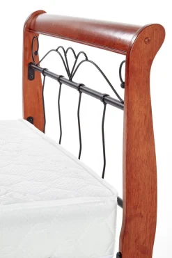 Łóżko Vera 90 cm czereśnia ant./czarny