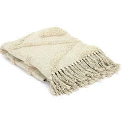 Koc Boho Bali bawełniany 120x150