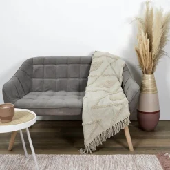 Koc Boho Bali bawełniany 120x150