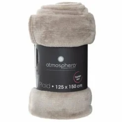 Koc Flanelowy beżowy 125x150cm