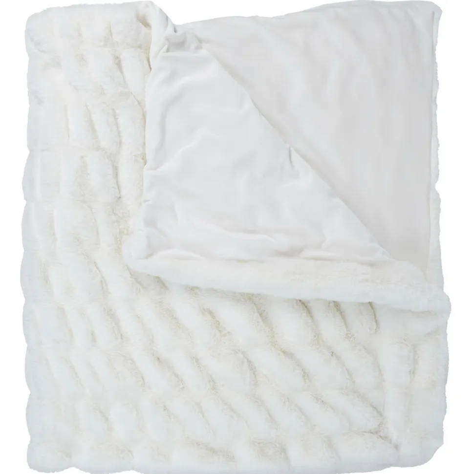 Koc Furry Luxury biały