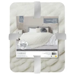 Koc Furry Luxury biały