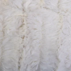 Koc Furry 120x150cm biały z uchwytem