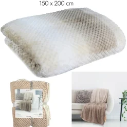 Koc Honey beżowy 150x220cm