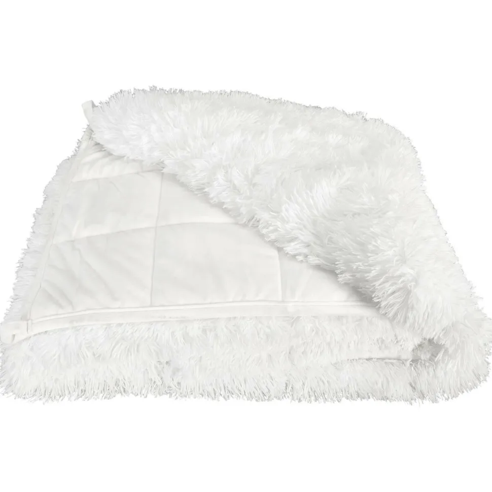 Koc obciążeniowy Furry 150x200cm biały