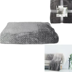 Koc /Pled Honey szary 150x200cm