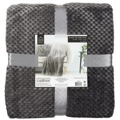 Koc /Pled Honey szary 150x200cm