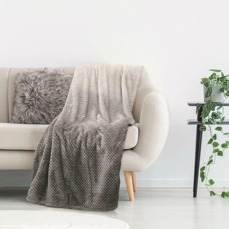 Koc /Pled Honey szary 150x200cm