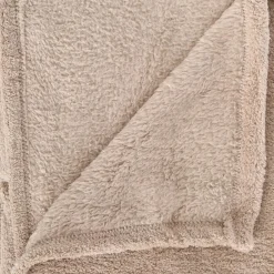 Koc Pled mikrofibra 125x150cm beżowy