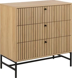 Komoda Albany 3 szuflady dąb naturalny