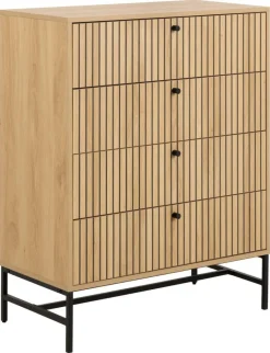 Komoda Albany 4 szuflady dąb naturalny