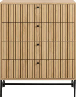 Komoda Albany 4 szuflady dąb naturalny