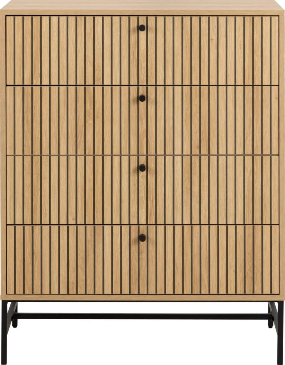 Komoda Albany 4 szuflady dąb naturalny