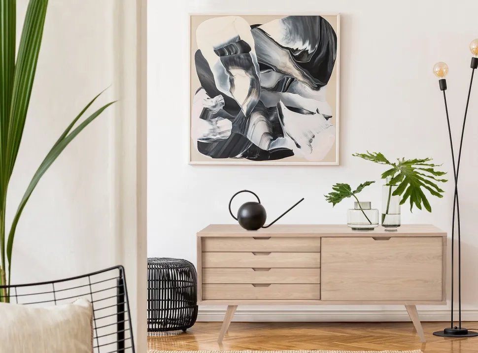 Komoda A-line dąb bielony boho