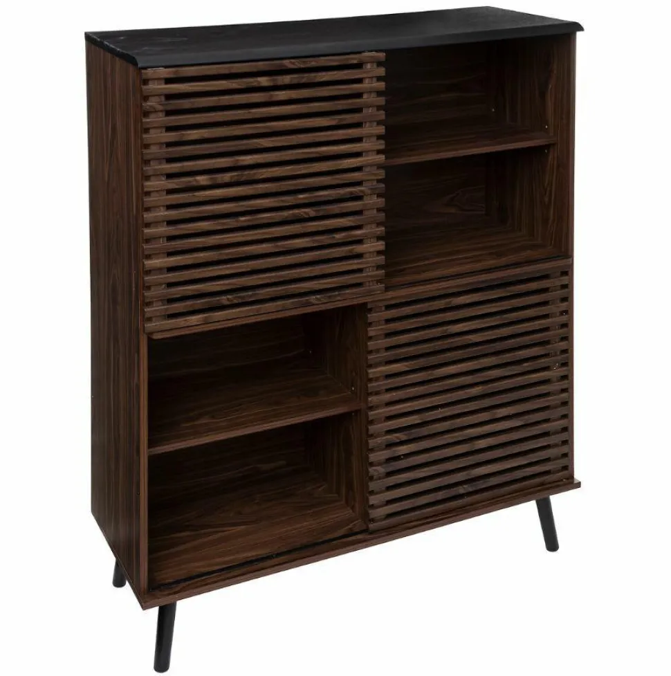 Komoda Asmar wysoka brązowa