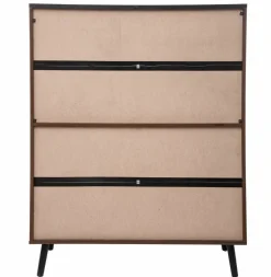 Komoda Asmar wysoka brązowa