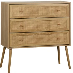 Komoda Ballo 3 szuflady naturalna