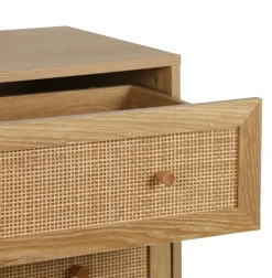 Komoda Ballo 3 szuflady naturalna