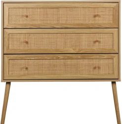 Komoda Ballo 3 szuflady naturalna