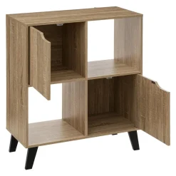 Komoda Ceda 2 półki + 2 szafki dąb