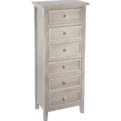 Komoda Charme 6 szuflad naturalna