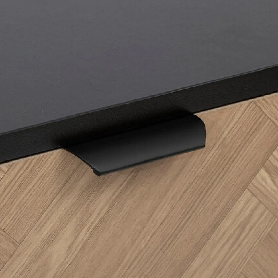 Komoda Chevrons z efektem drewna