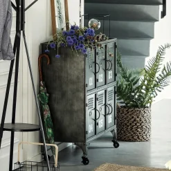 Komoda 6-drzwiowa Sevin metalowa