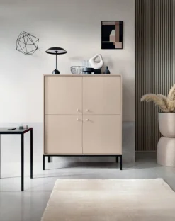 Komoda Evora wysoka beżowa