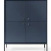 Komoda Evora wysoka granatowa