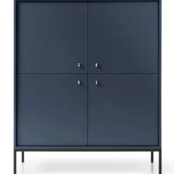 Komoda Evora wysoka granatowa