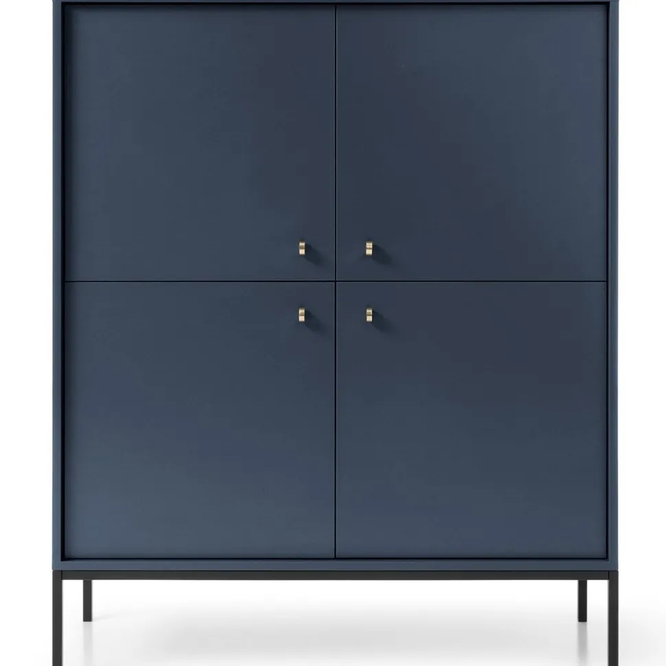 Komoda Evora wysoka granatowa