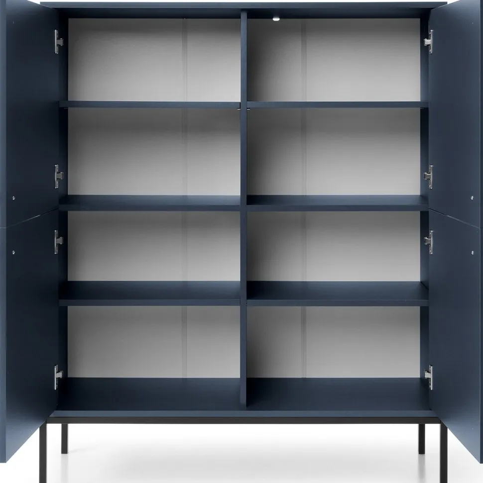 Komoda Evora wysoka granatowa