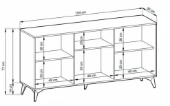 Komoda Fargo duża w jodełkę