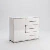 Komoda Flory 100cm biały połysk