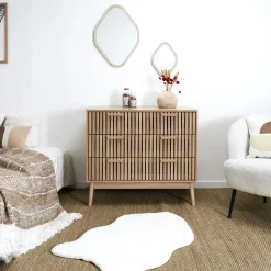 Komoda Klaus 3 szuflady, naturalna