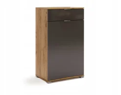 Komoda Lana 60 cm dąb/szary