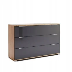 Komoda Lana 100cm dąb/szary