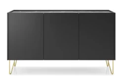 Komoda Marbren szeroka czarna