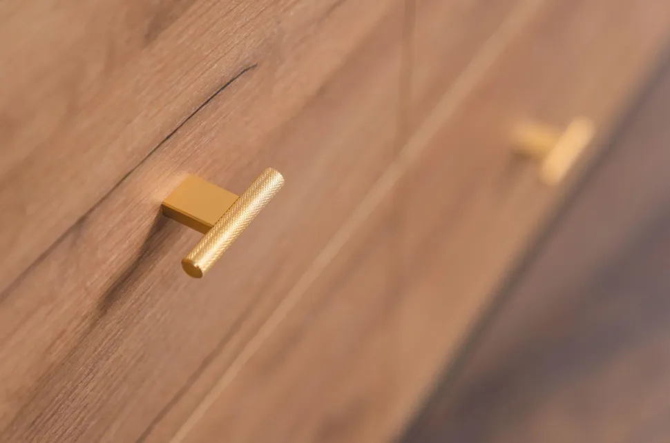 Komoda MAUD Czarny / Dąb Craft Tobacco