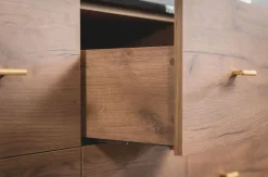 Komoda MAUD Czarny / Dąb Craft Tobacco